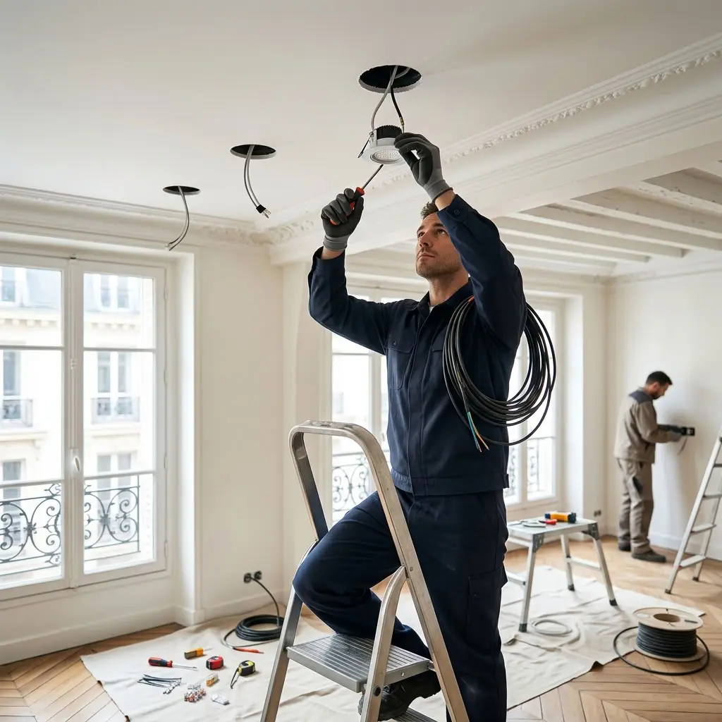 Comment se déroule la rénovation électrique à Paris 3 ?