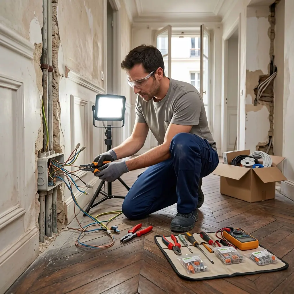 Rénovation électrique Paris 20 (75020)