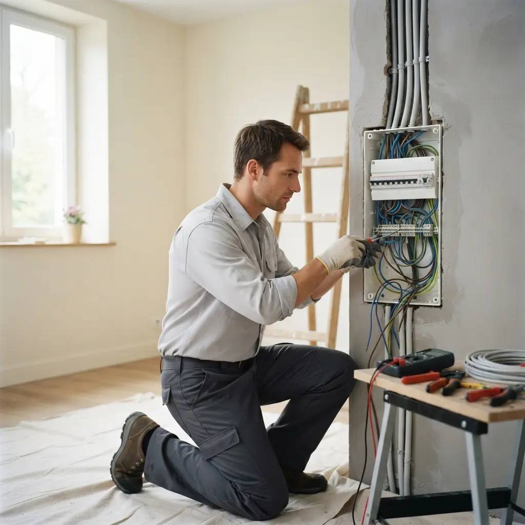 À la remise en état de votre installation électrique : votre sécurité est notre priorité