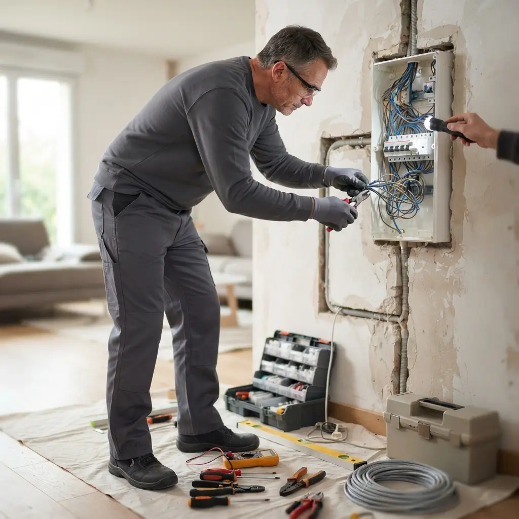 Une rénovation électrique sans risque à Mouroux