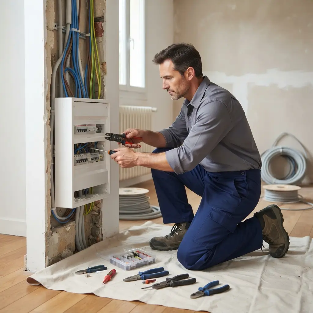 Rénovation électrique Chauconin-Neufmontiers (77124)