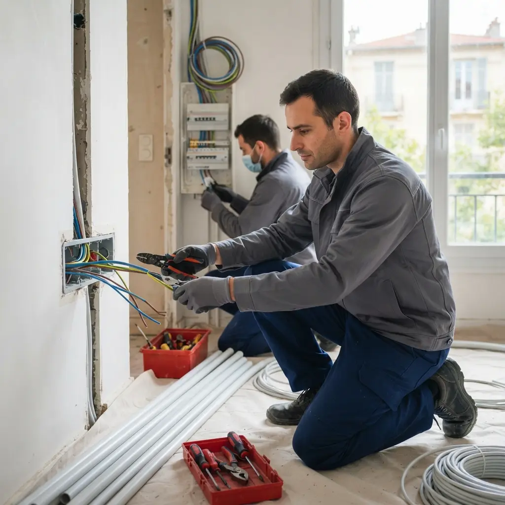 Rénovation électrique Cannes-Écluse (77130)