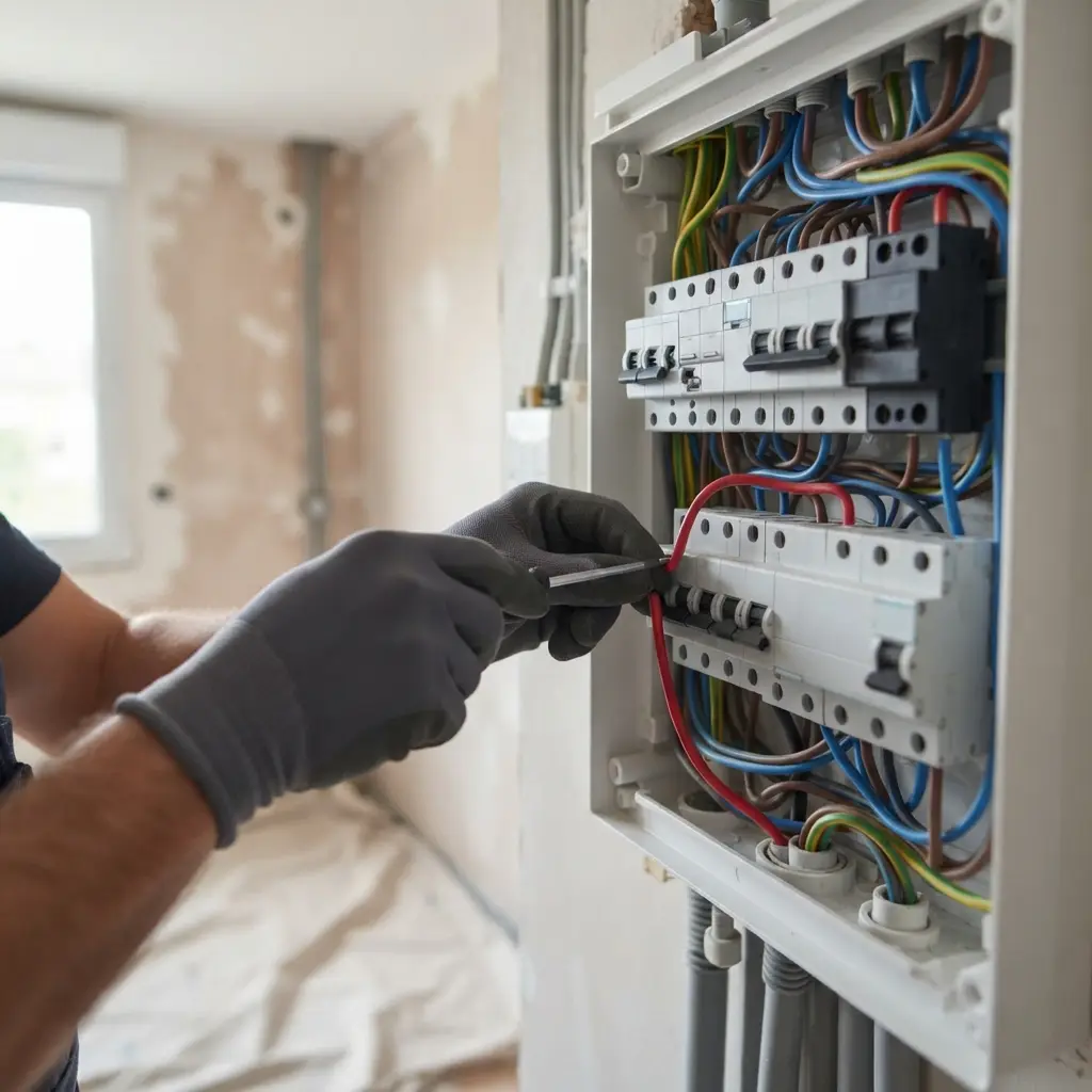 Comment se déroule la rénovation électrique à Montévrain ?