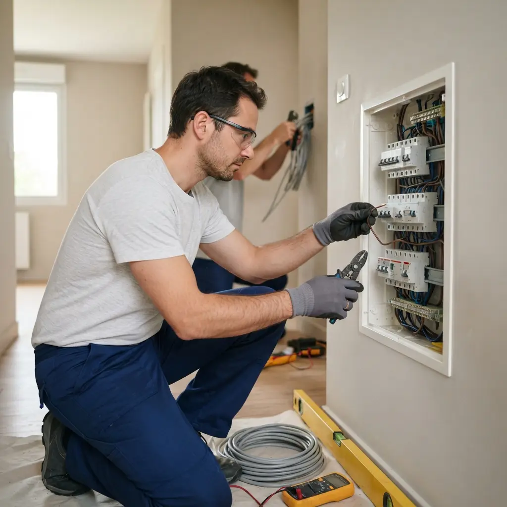 Comment se déroule la rénovation électrique à Ferrières-en-Brie ?