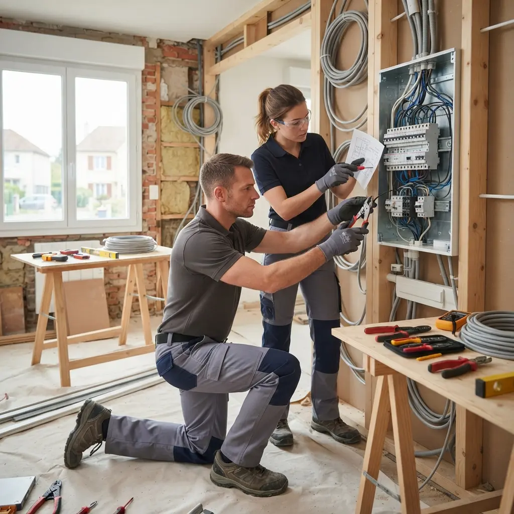 Notre méthode de rénovation électrique à Oissery