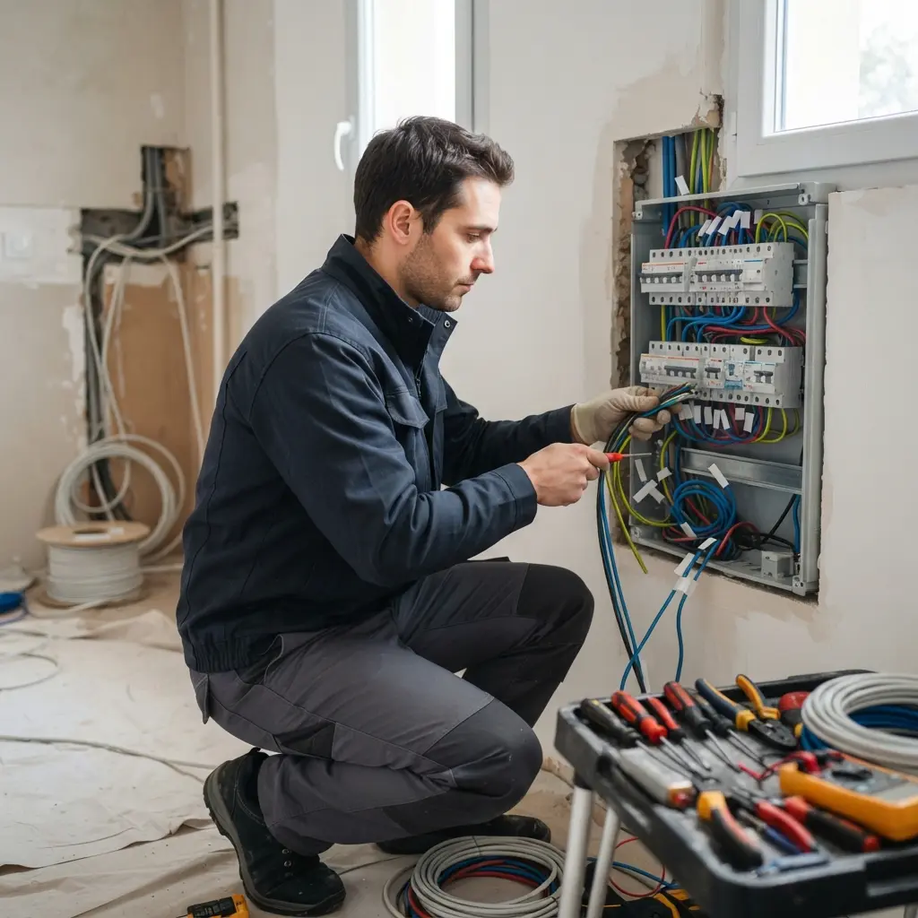 Une installation électrique saine pour un foyer protégé