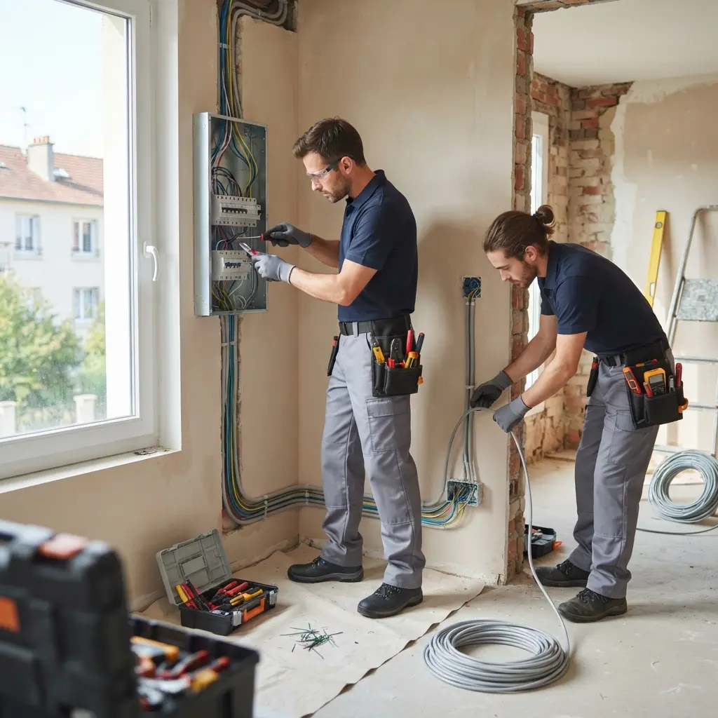Comment se déroule l’intervention de Rénovation électrique à Avon ?