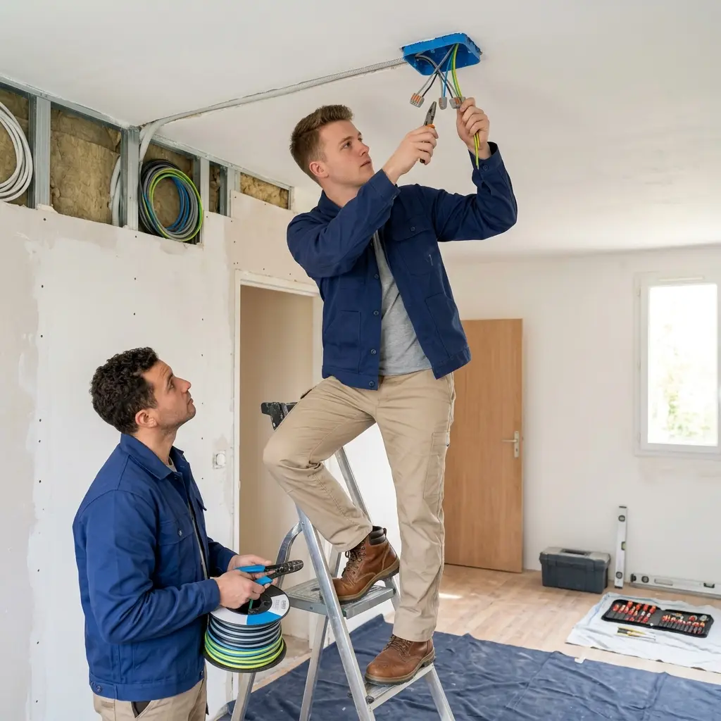 Comment se déroule la rénovation électrique à Mitry-Mory ?
