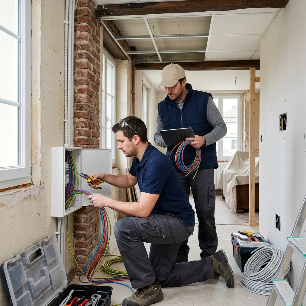 Rénovation électrique Rozay-en-Brie (77540)
