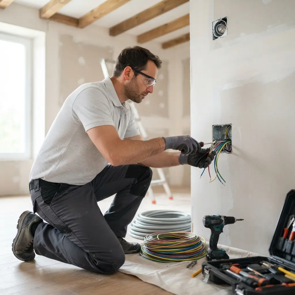 Rénovation électrique Vernou-la-Celle-sur-Seine (77670)