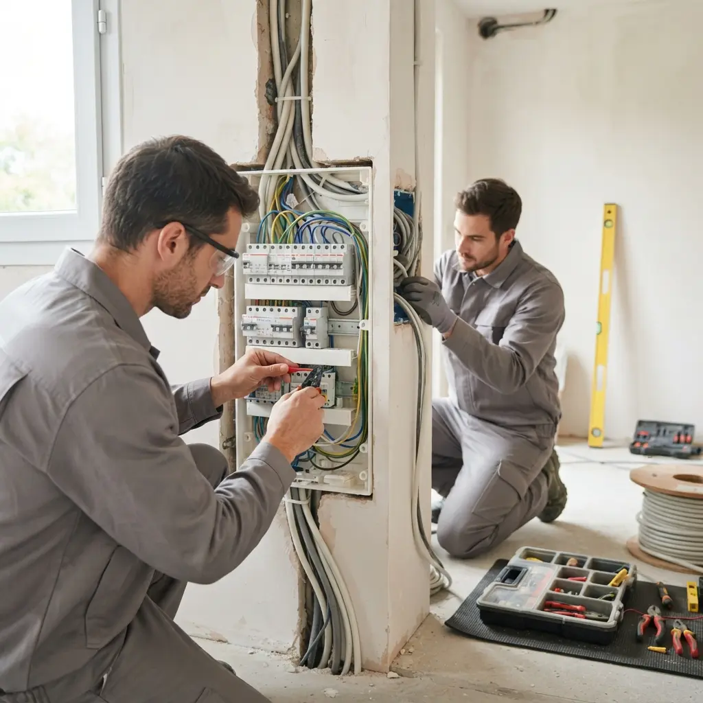 Notre façon de rénover l’électricité à Bourron-Marlotte