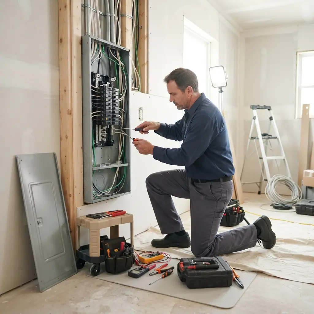 Déroulement d’une rénovation électrique à Mureaux