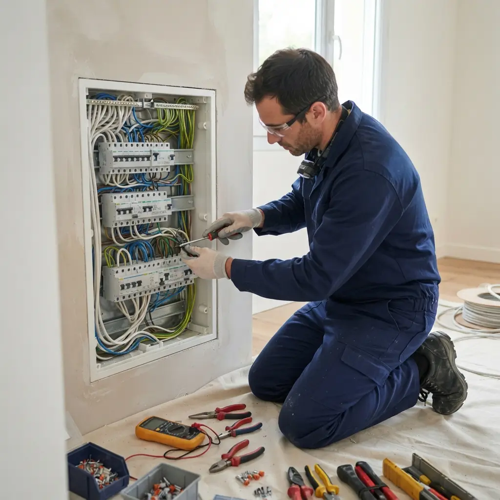 Comment se déroule la rénovation électrique à Viroflay ?