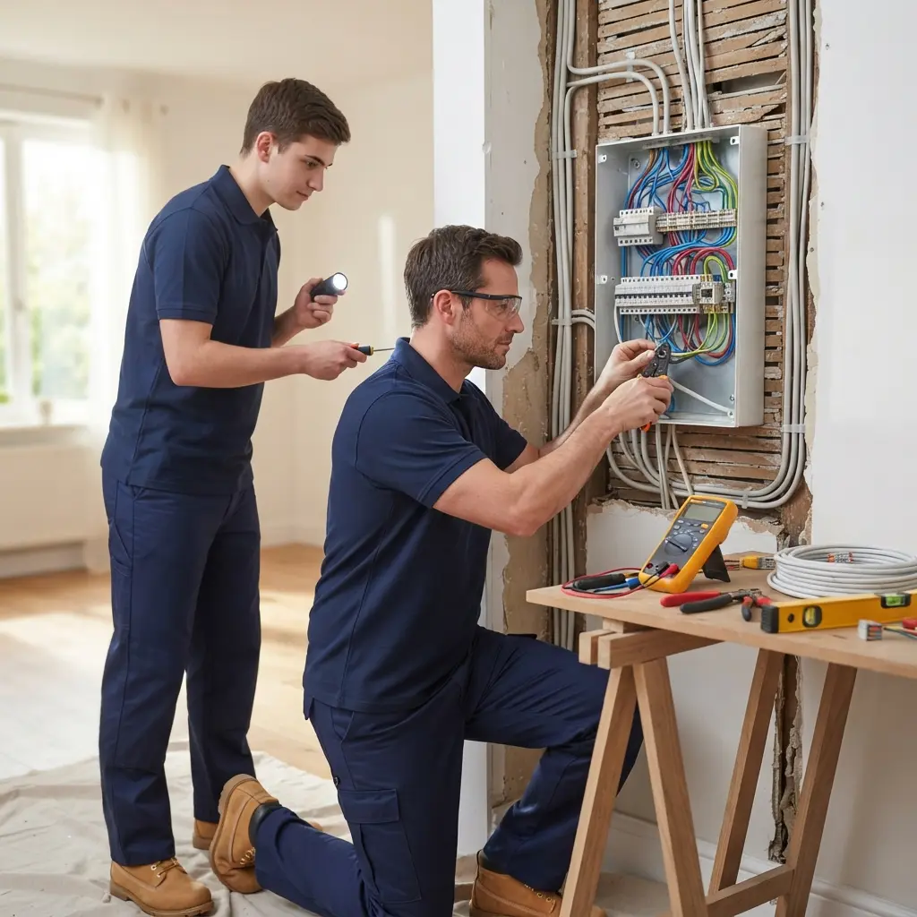 Comment se déroule la rénovation électrique au Pecq ?