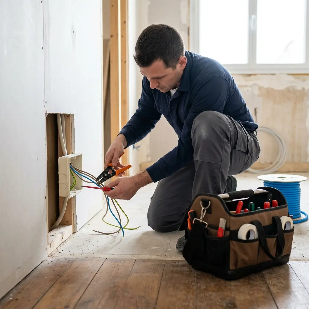Étapes de notre intervention de rénovation électrique