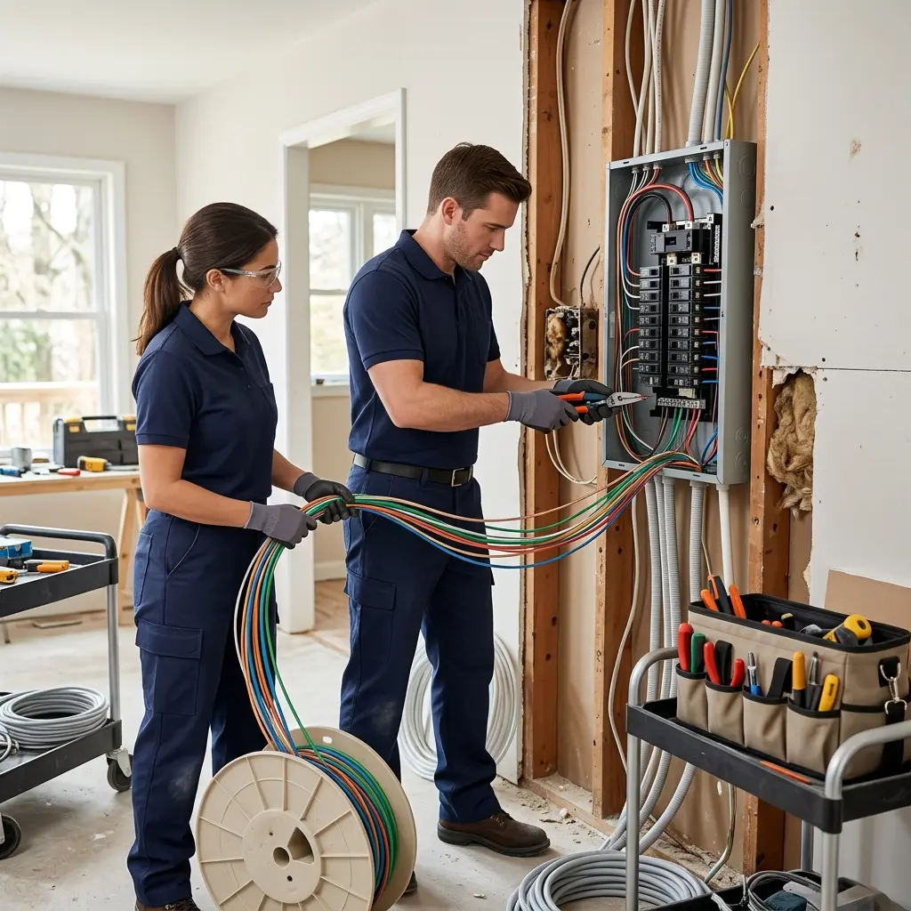 Comment se déroule la rénovation électrique à Meulan-en-Yvelines ?
