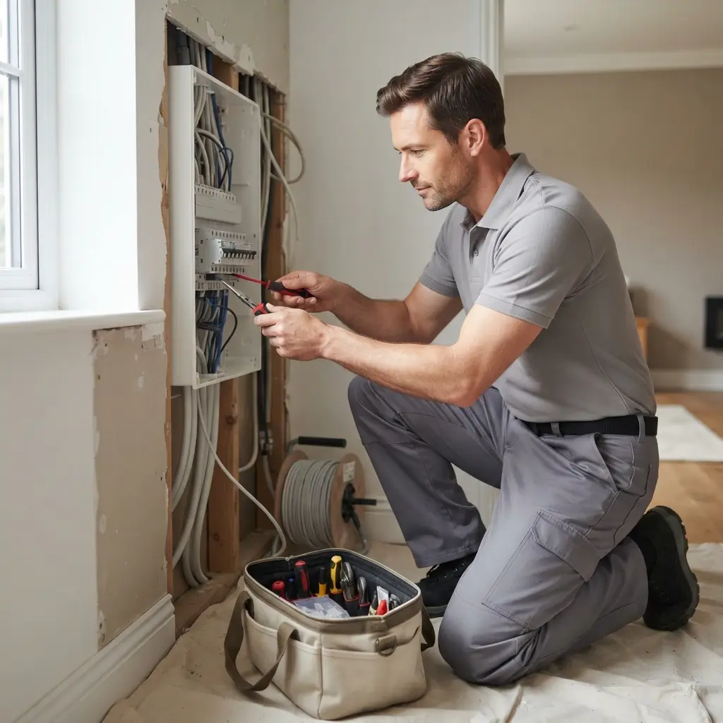 Comment se déroule la rénovation électrique à Guyancourt ?