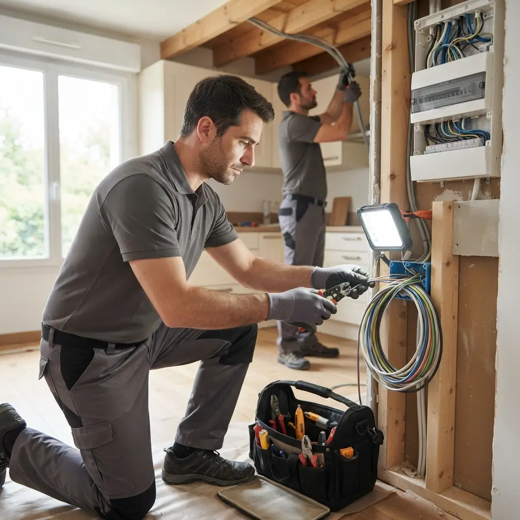Une rénovation électrique sûre et conforme à Verrière