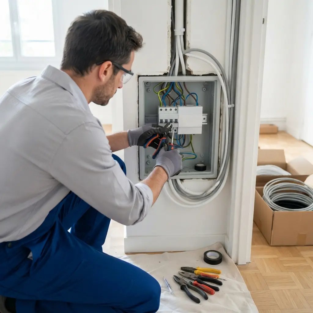 Comment se déroule la rénovation électrique à Fontenay-le-Fleury ?