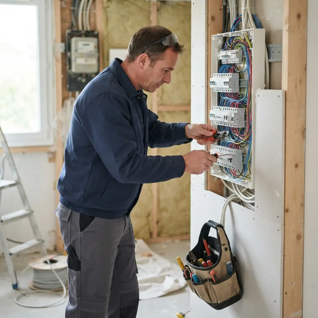 Comment nous procédons à la rénovation électrique à Flins-sur-Seine