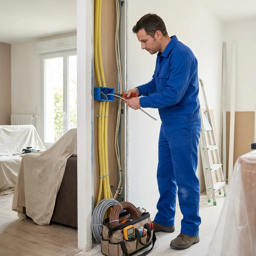 Comment se déroule la rénovation électrique à Gargenville ?