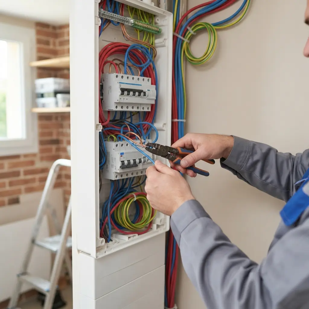 Comment se déroule l’intervention de rénovation électrique à Chevreuse ?