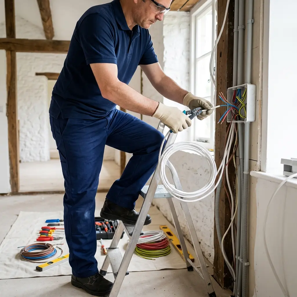 Déroulement de notre rénovation électrique à Rosny-sur-Seine