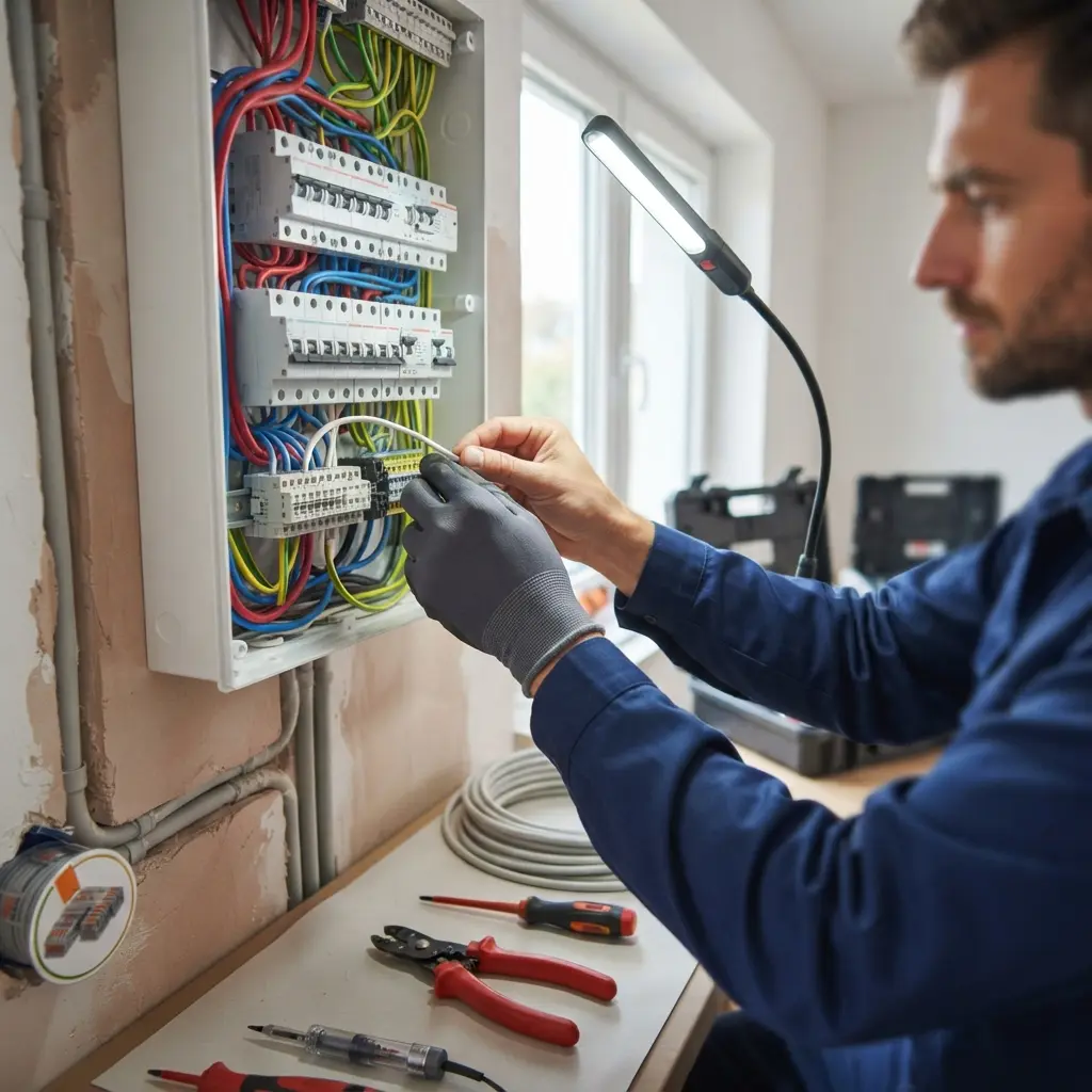 Comment se déroule l’intervention de rénovation électrique à Ecquevilly ?
