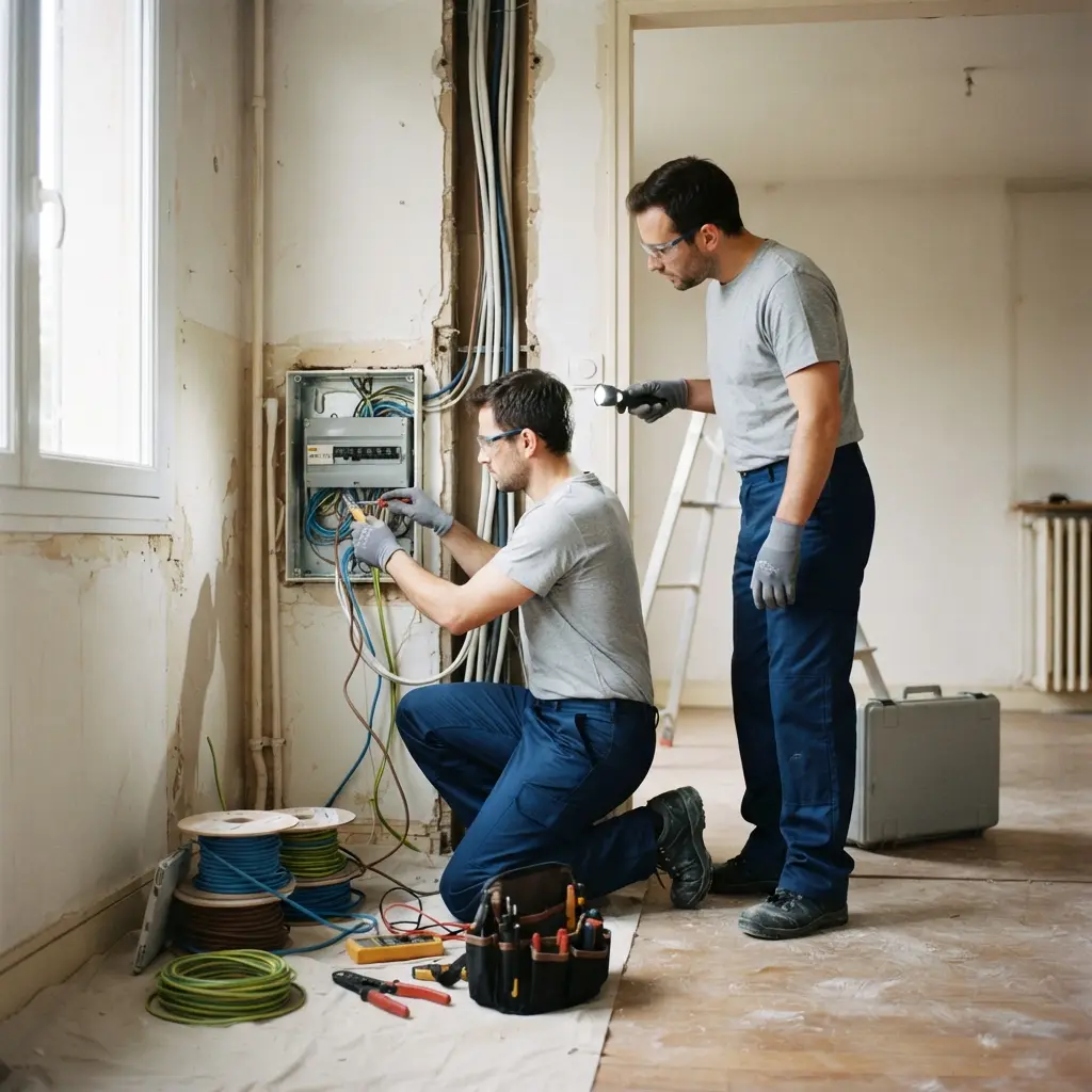 Rénovation électrique Évry-Courcouronnes (91080)