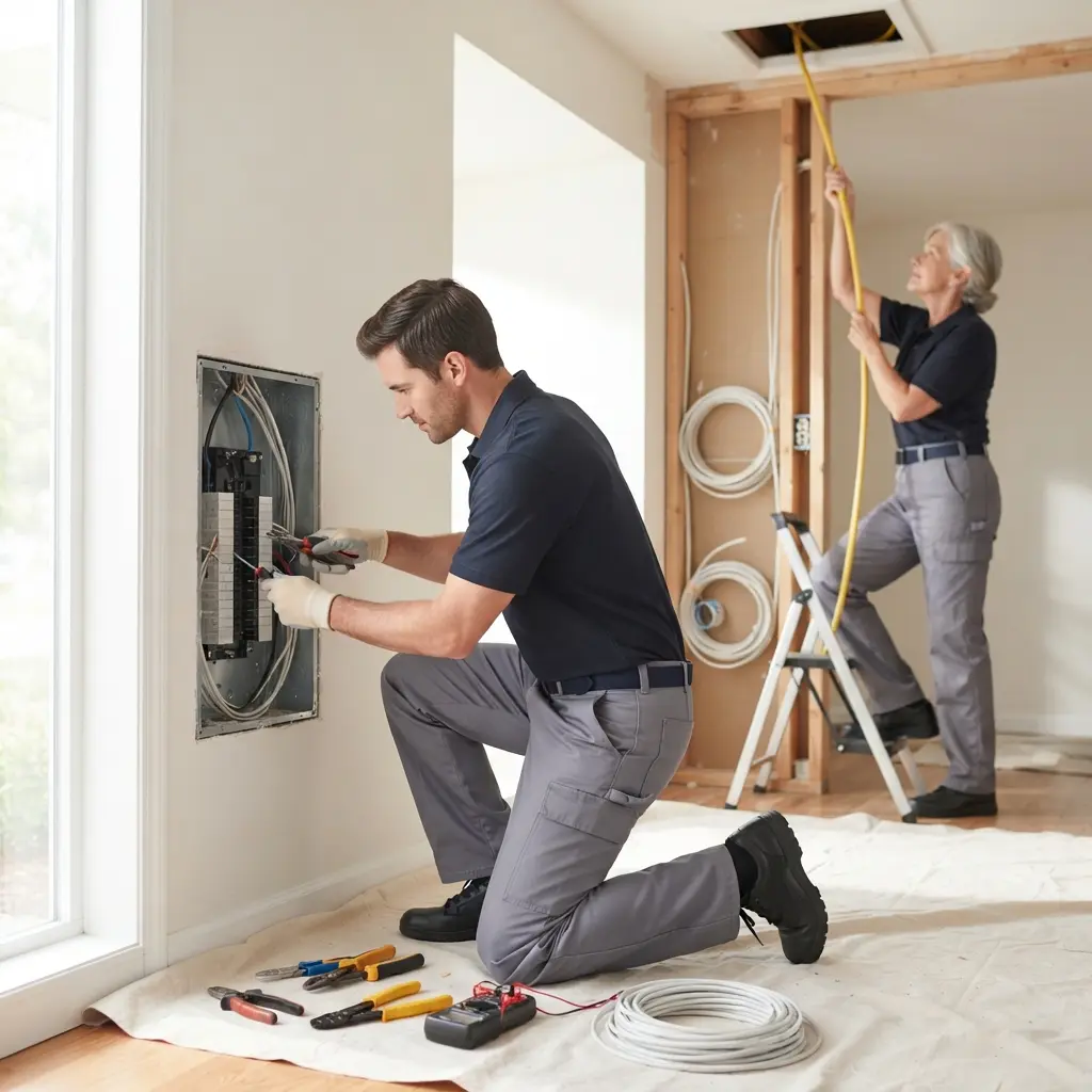 Rénovation électrique pour un avenir lumineux à Villabé