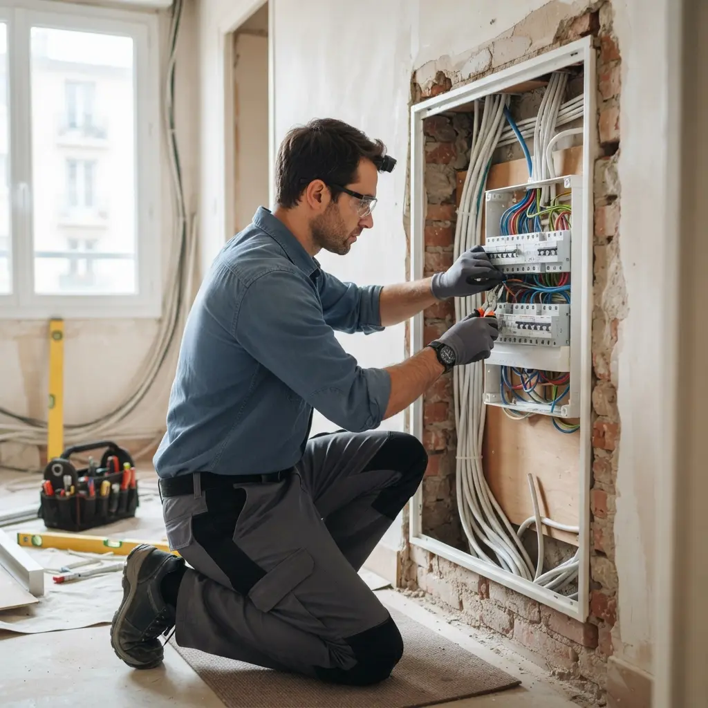 Comment se déroule l’intervention rénovation électrique à Ballainvilliers