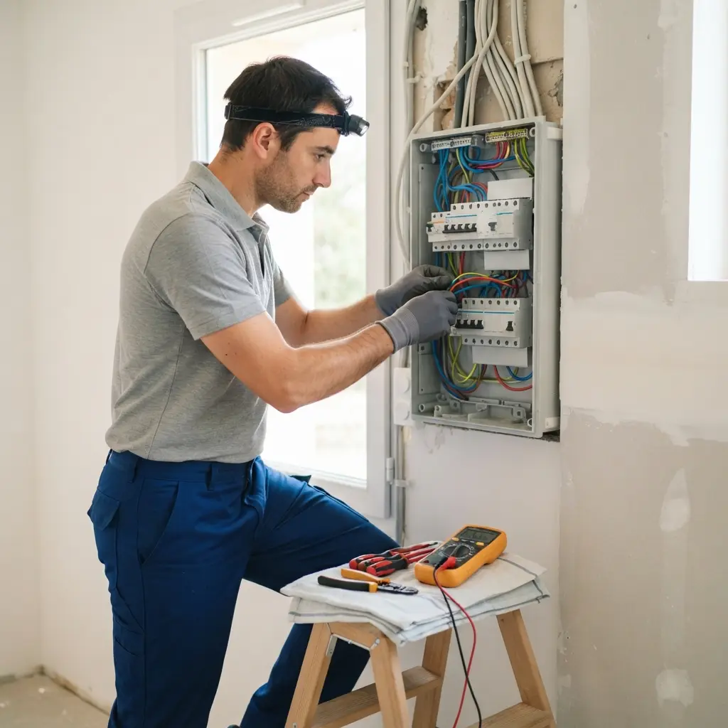 Comment se déroule l’intervention de rénovation électrique à Norville