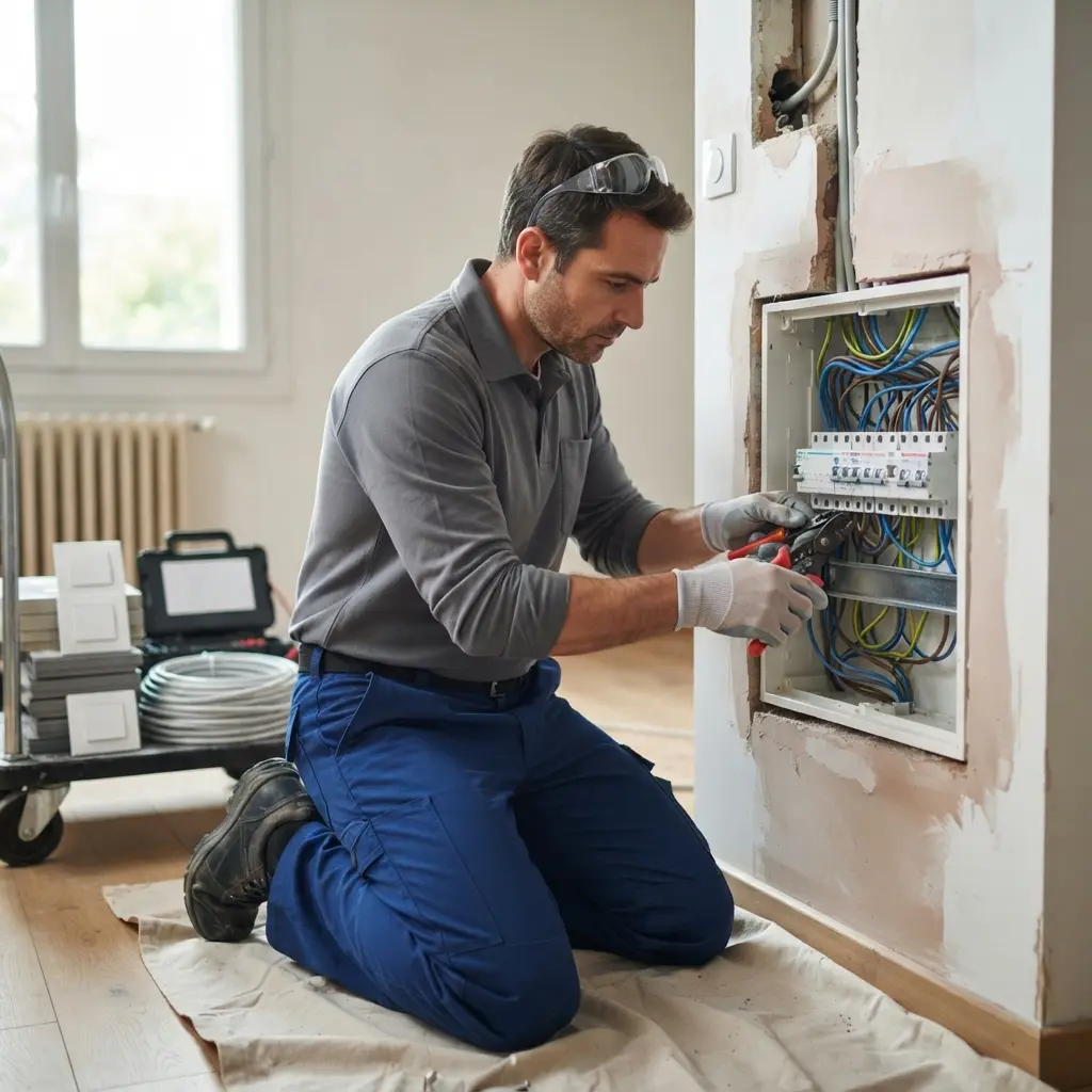 Comment se déroule une rénovation électrique à Yerres ?