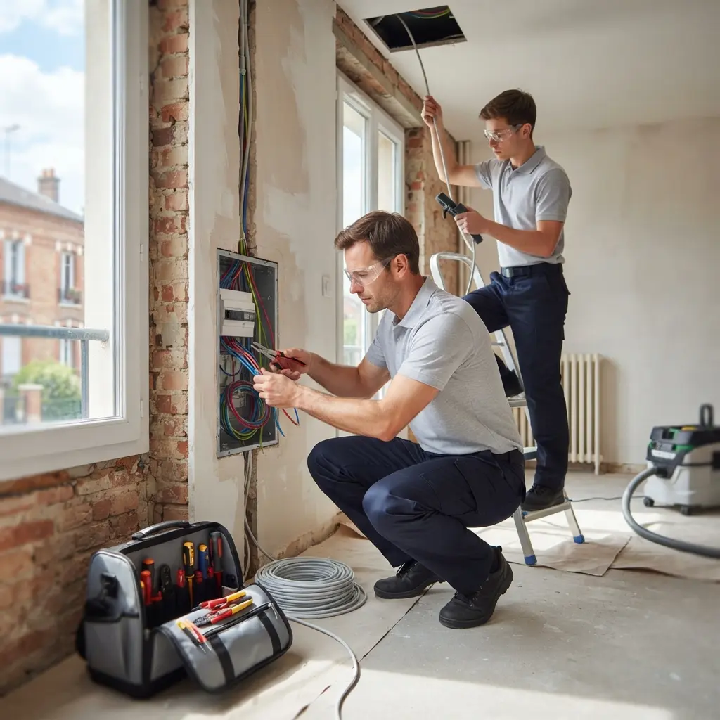 Comment se déroule la rénovation électrique à Chilly-Mazarin ?
