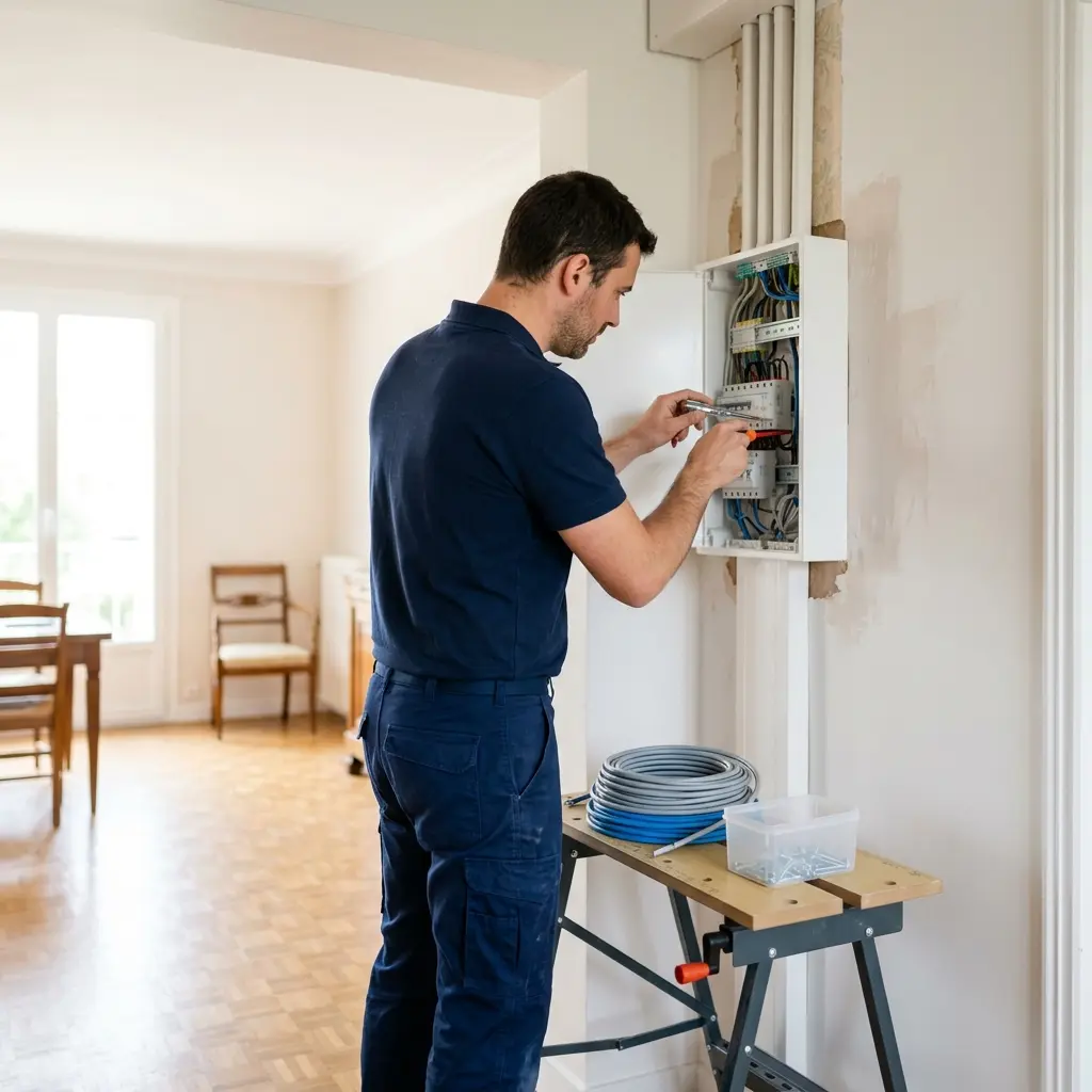 Comment se déroule la rénovation électrique à Soisy-sur-Seine ?