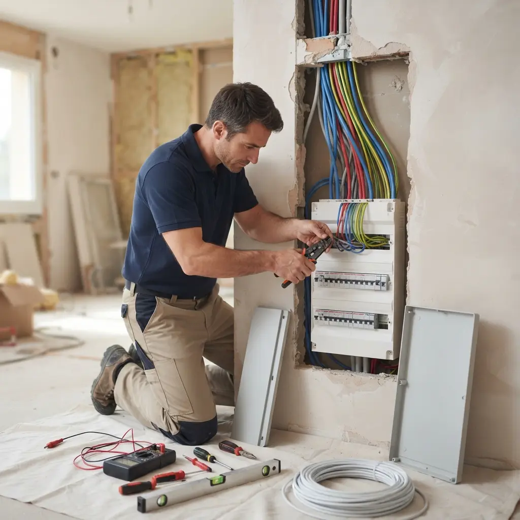 Les 5 étapes principales d'une rénovation électrique à Égly