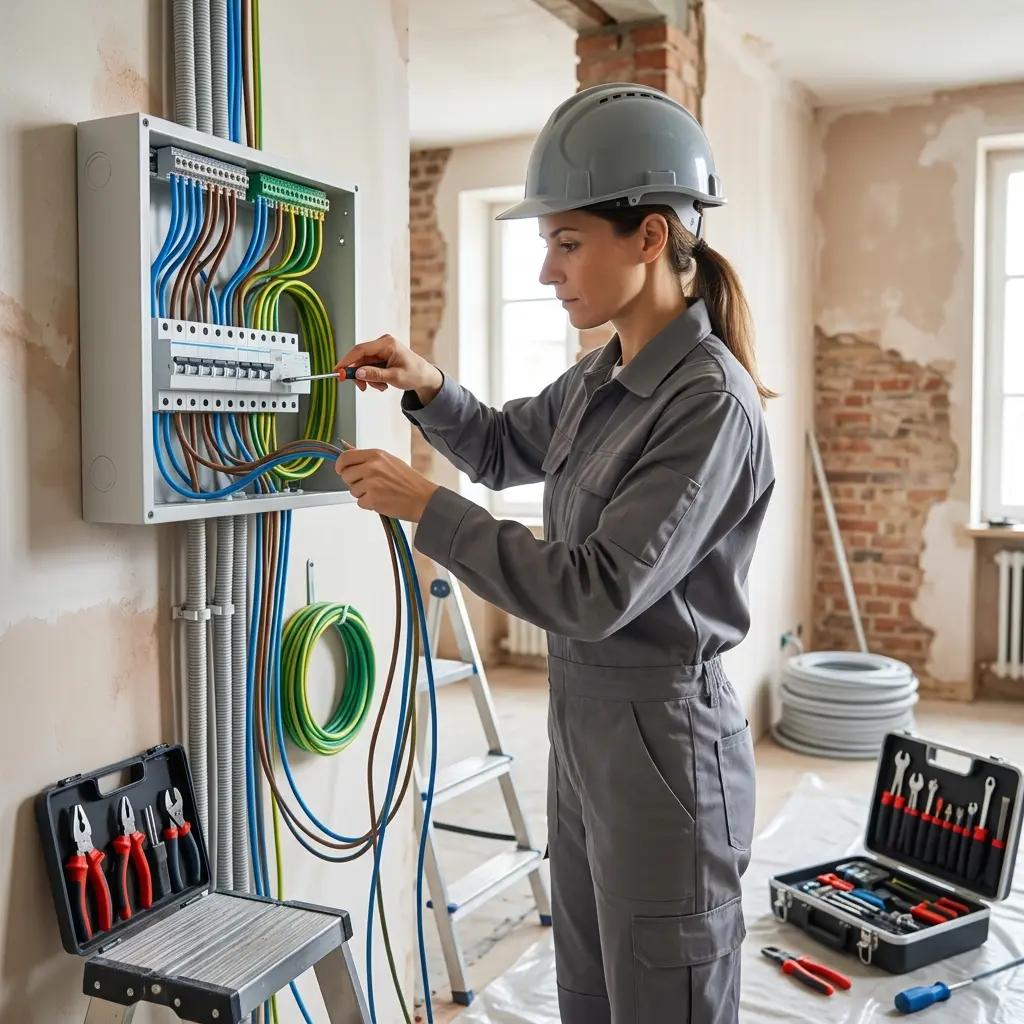Comment se déroule l’intervention de rénovation électrique à Itteville ?
