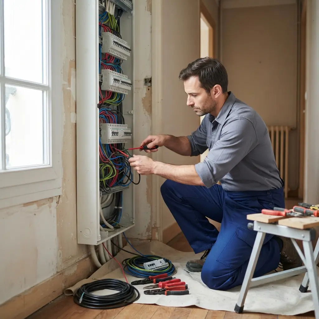 Rénovation électrique Villeneuve-la-Garenne (92390)