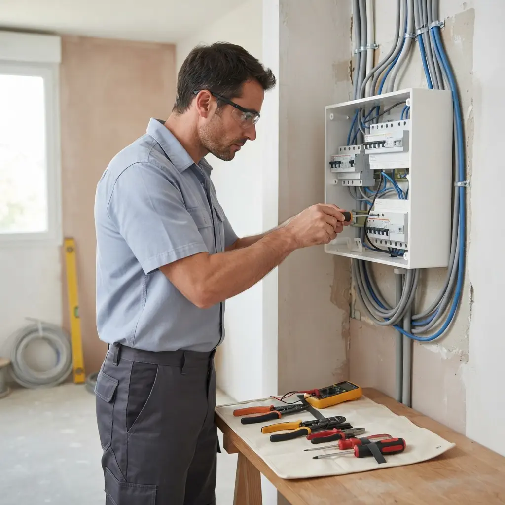 Comment se déroule l’intervention de rénovation électrique à Rosny‑sous‑Bois ?