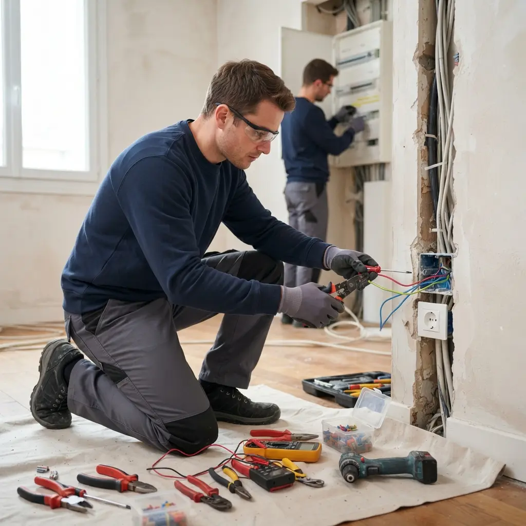Comment nous procédons lors d’une rénovation électrique à Pierrefitte