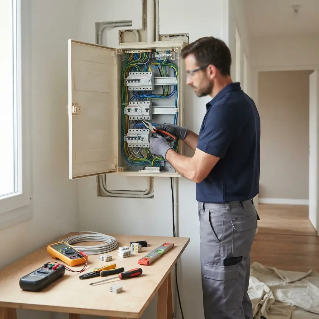 Vous bénéficiez d’une rénovation électrique conforme et rassurante, fiabilité garantie