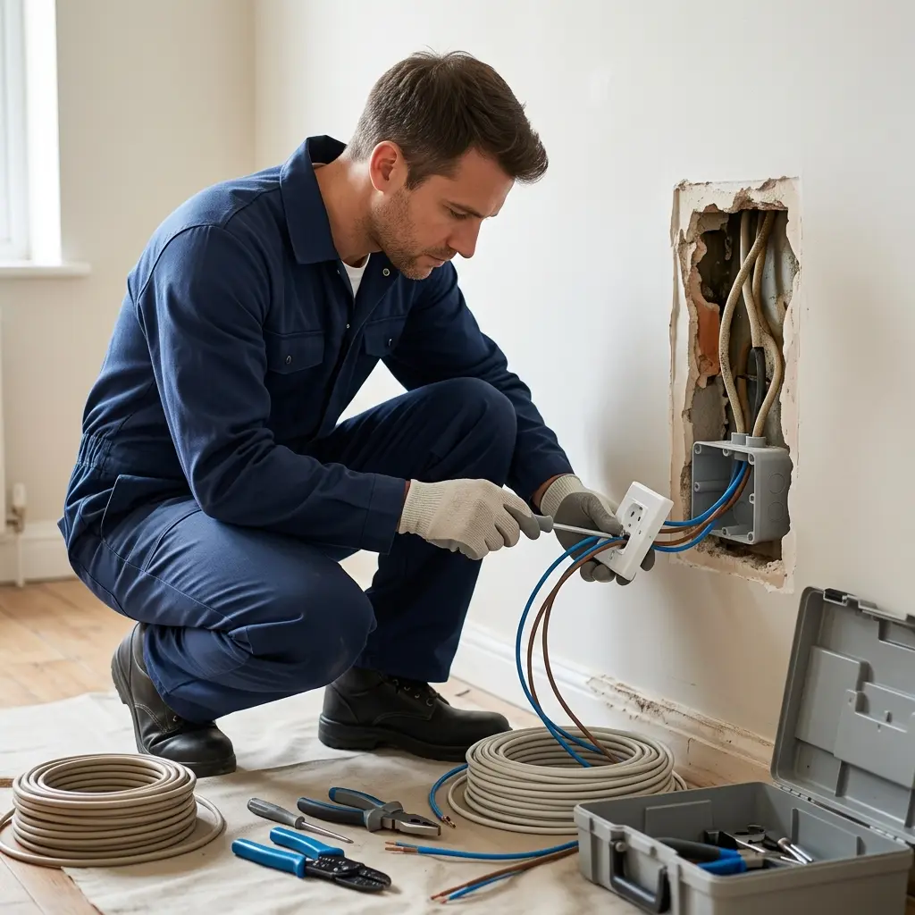 Rénovation électrique complète à Villecresnes, garantie d'un travail fiable