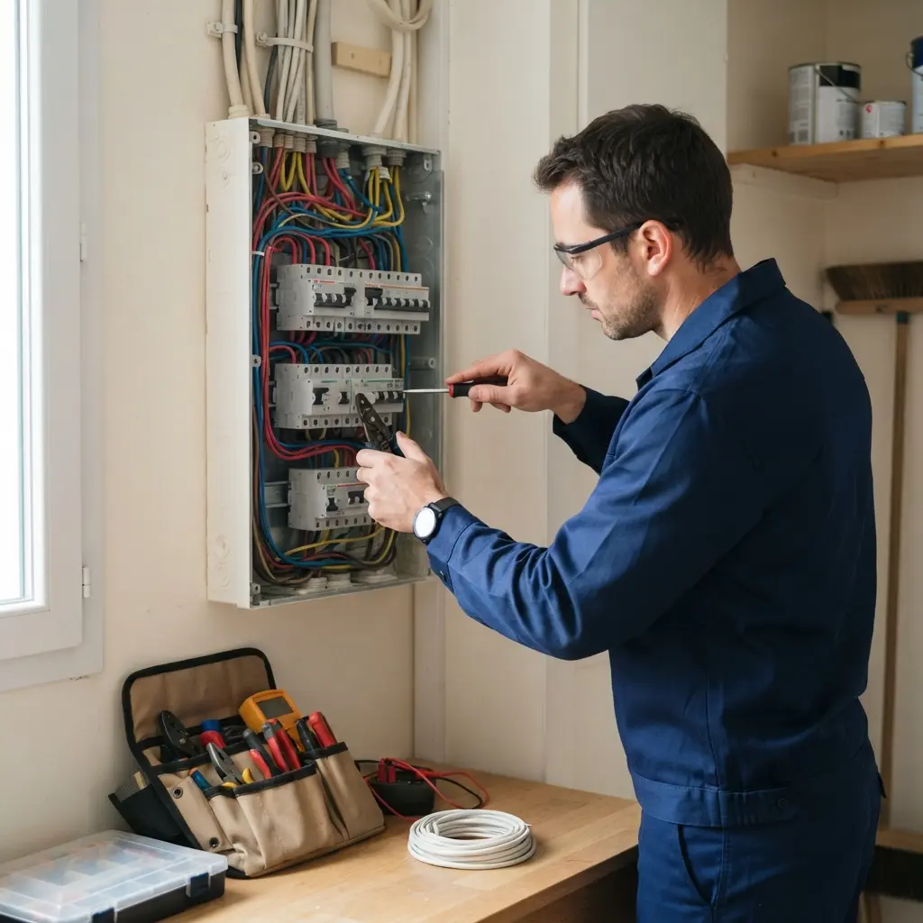 Comment se déroule la rénovation électrique à Valenton ?