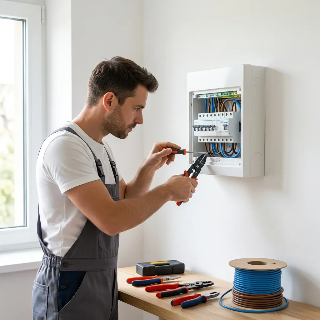 Comment se déroule la rénovation électrique à Mandres-les-Roses ?