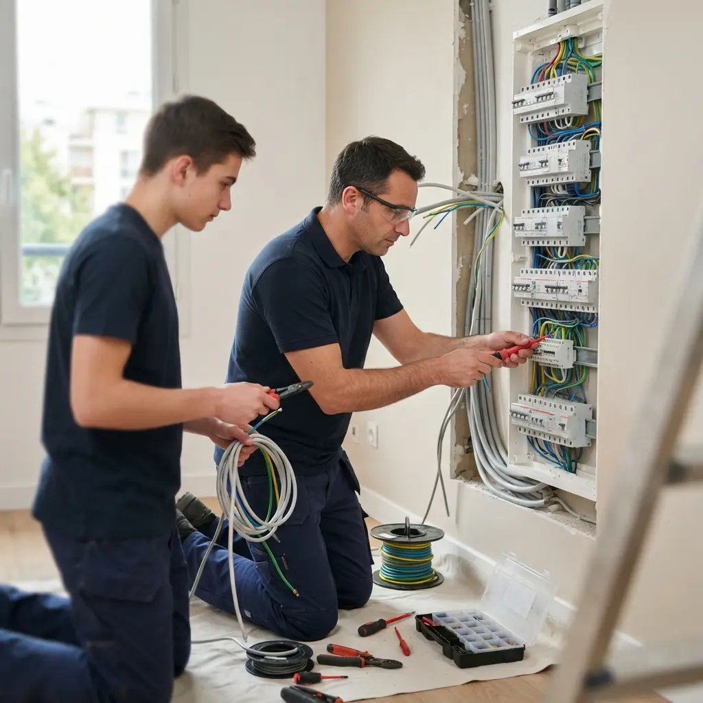 Comment se déroule la rénovation électrique à Cergy ?