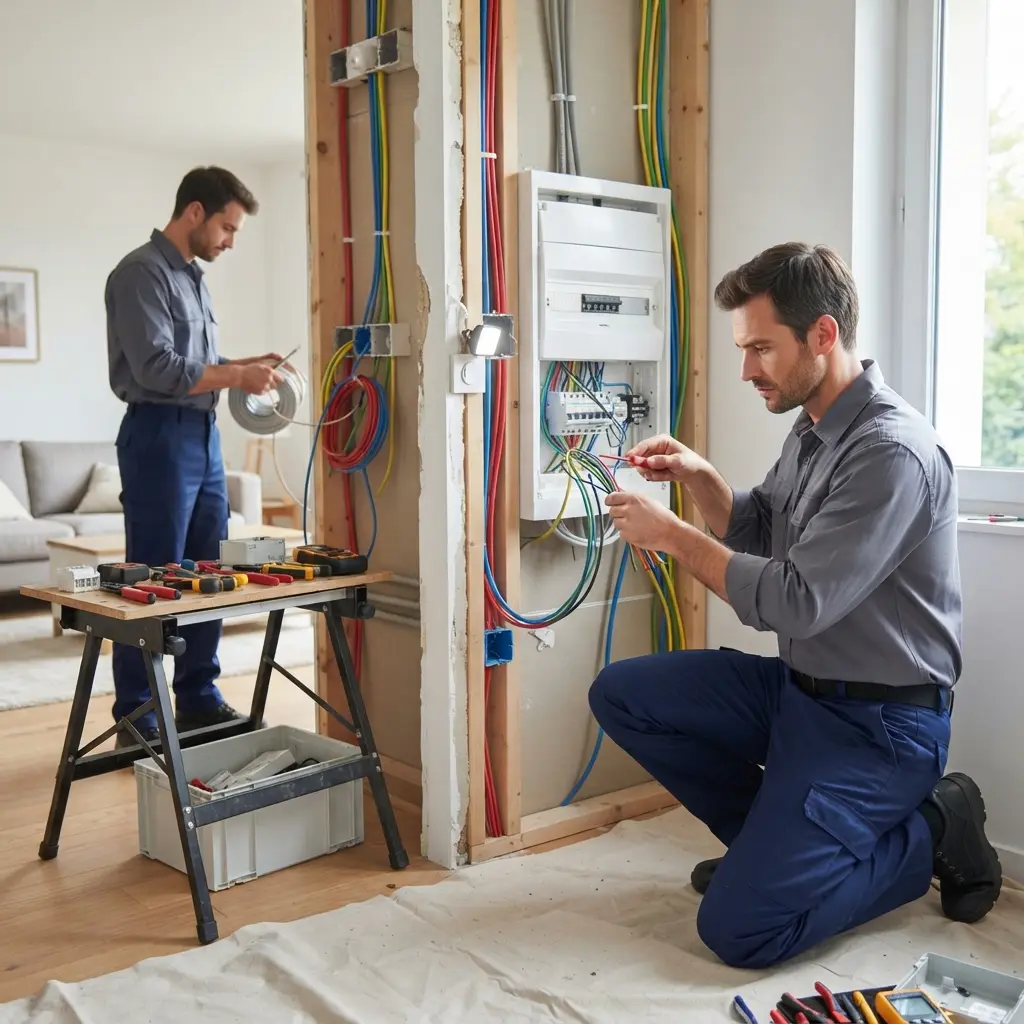 Comment se déroule la rénovation électrique à Soisy-sous-Montmorency ?