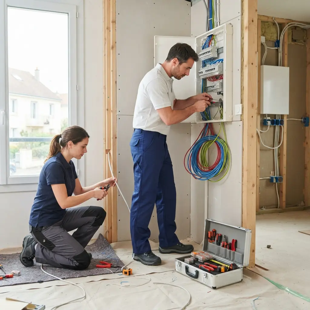 Comment se déroule la rénovation électrique à Saint-Leu-la-Forêt ?