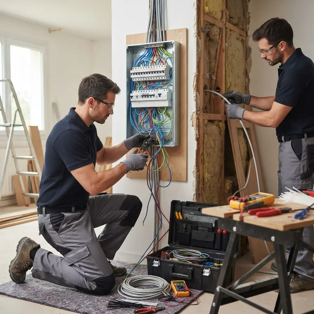 Rénovation électrique Puiseux-en-France (95380)