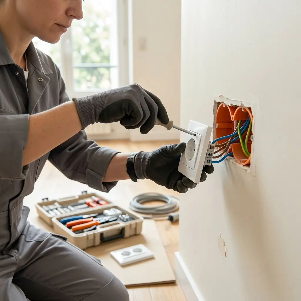 Comment se déroule l’intervention de rénovation électrique à Écouen ?