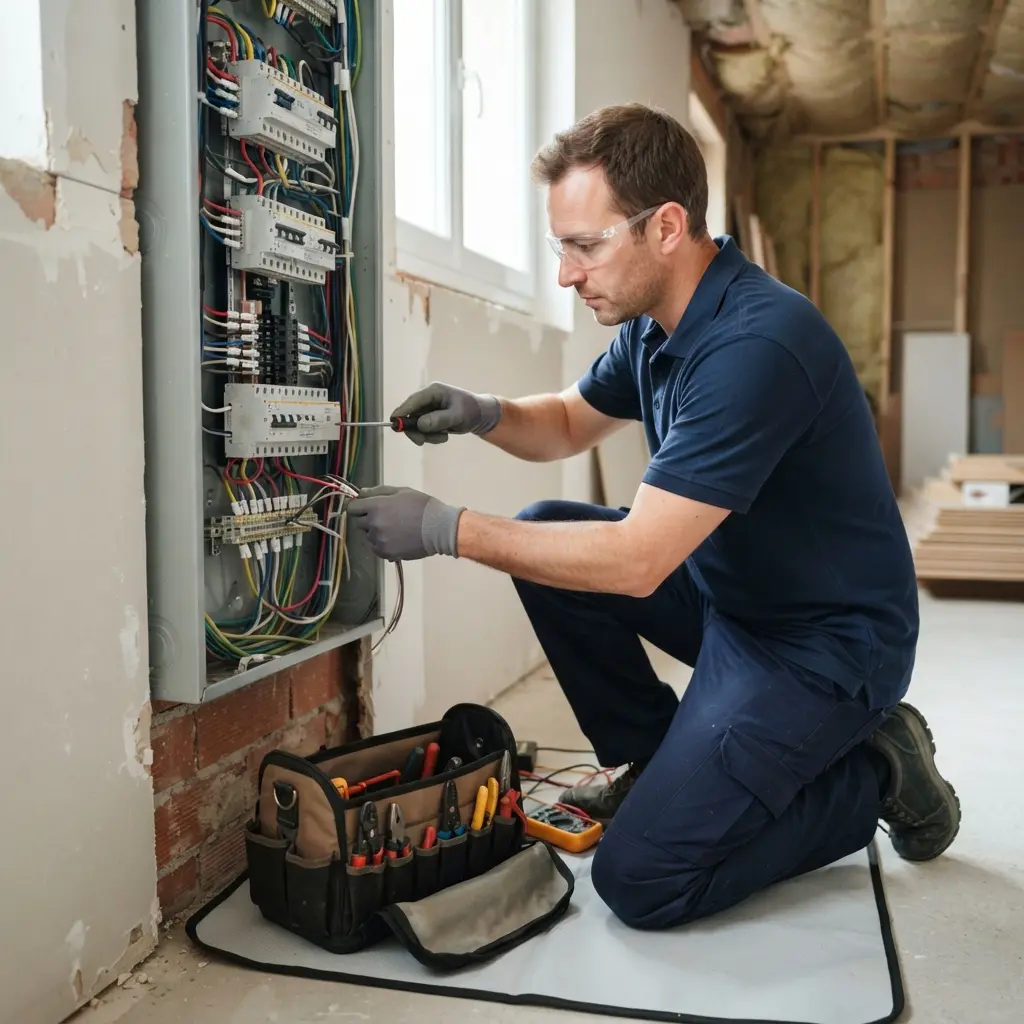 Comment se déroule une rénovation électrique à Ézanville ?